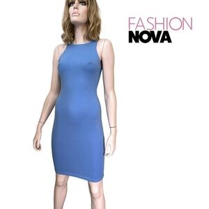 Fashion Nova Melinda Dress Body Sculpting Compression Sexy Bodycon Sleeveless